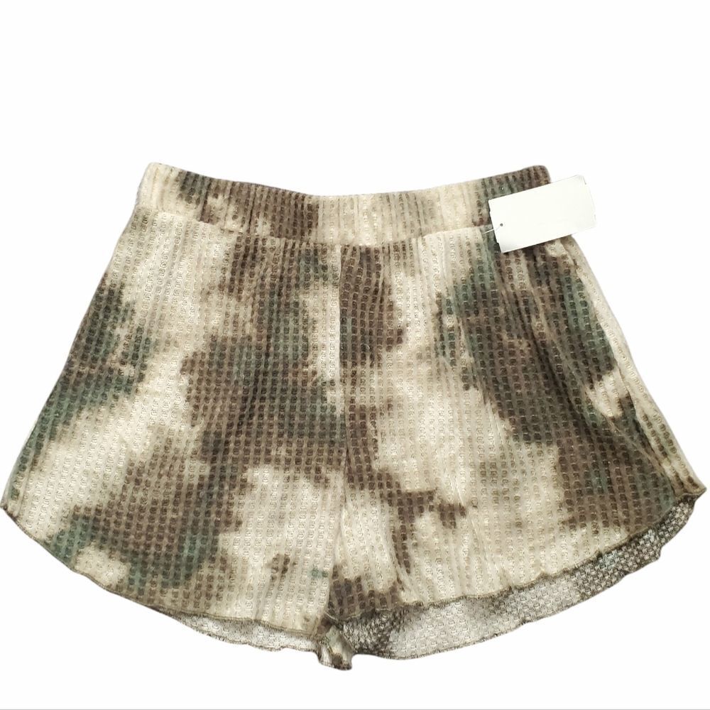 Abound Ladies Waffle Knit Fleece Shorts - Size Small